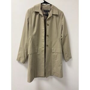 NWT Banana Republic Lightweight Khaki Trench Coat Sz XS Fits A Small